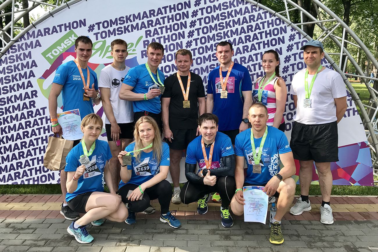 Атомщики СХК стали участниками томского марафона 2018